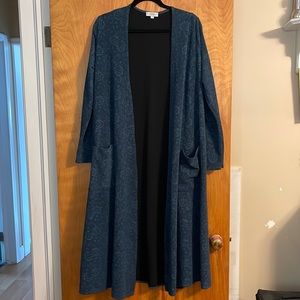 To die for dark turquoise green Sarah Duster. Unicorn 🦄 Hard to find!